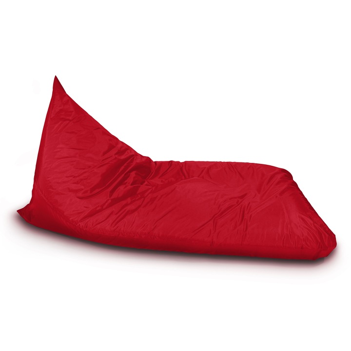 ZigiSUN Babzsák óriás nyugágy Sylvia bársonyos bútorszövet, levehető, mosható huzat, polisztirol gyöngy töltet, sötétpiros