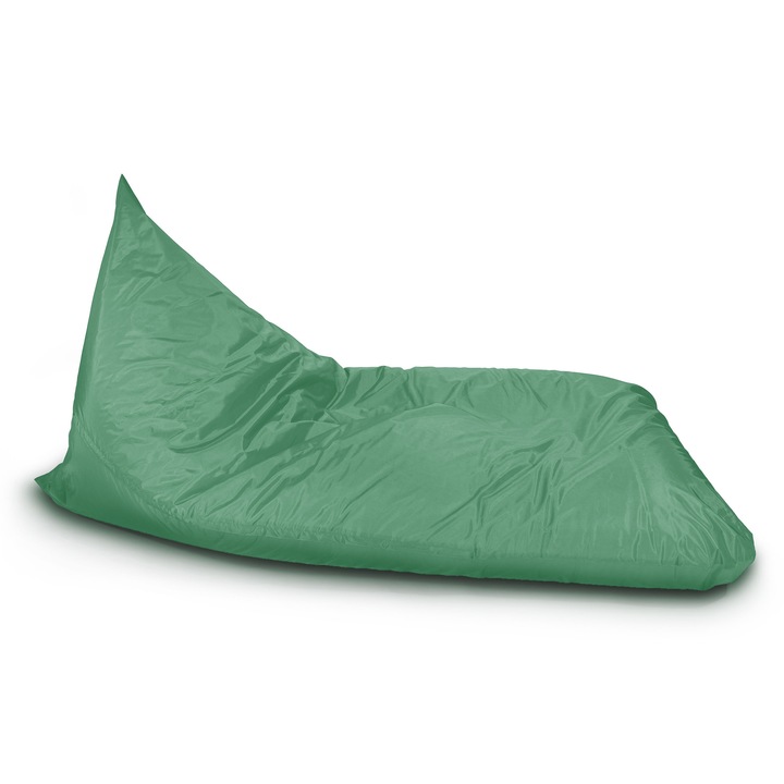 ZigiSUN Babzsák óriás nyugágy Oxford kültéri, vízálló, levehető huzat, polisztirol gyöngy töltet, zöld