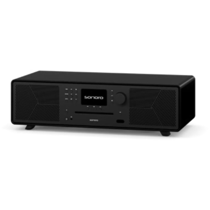Sistem audio all-in-one sonoro, sistem 2.1, afisaj de 4 inchi, USB-A, USB-C, Aux-In, Apple AirPlay