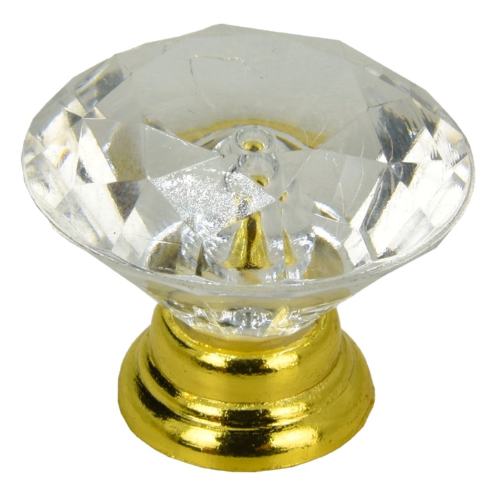 Maner rotund pentru mobila Diamond gold B&B