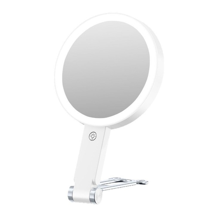 Oglinda cosmetica START MAKERS, dubla fata, 1x/10x, 7 inch, rotire 180 grade