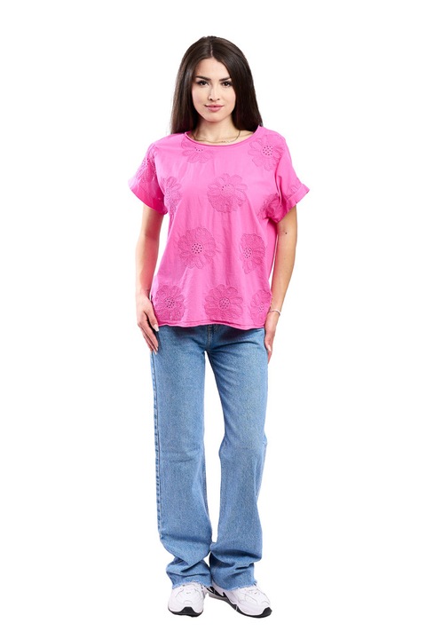 Tricou dama1055, Ciclam, Marime Universala