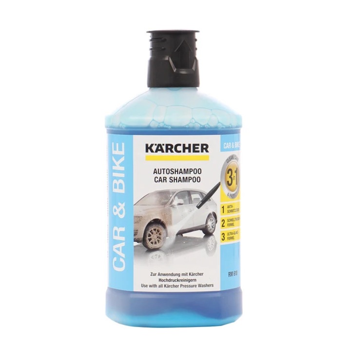 Sampon auto, Karcher 3-in-1, 6.295-750.0, 1 litru