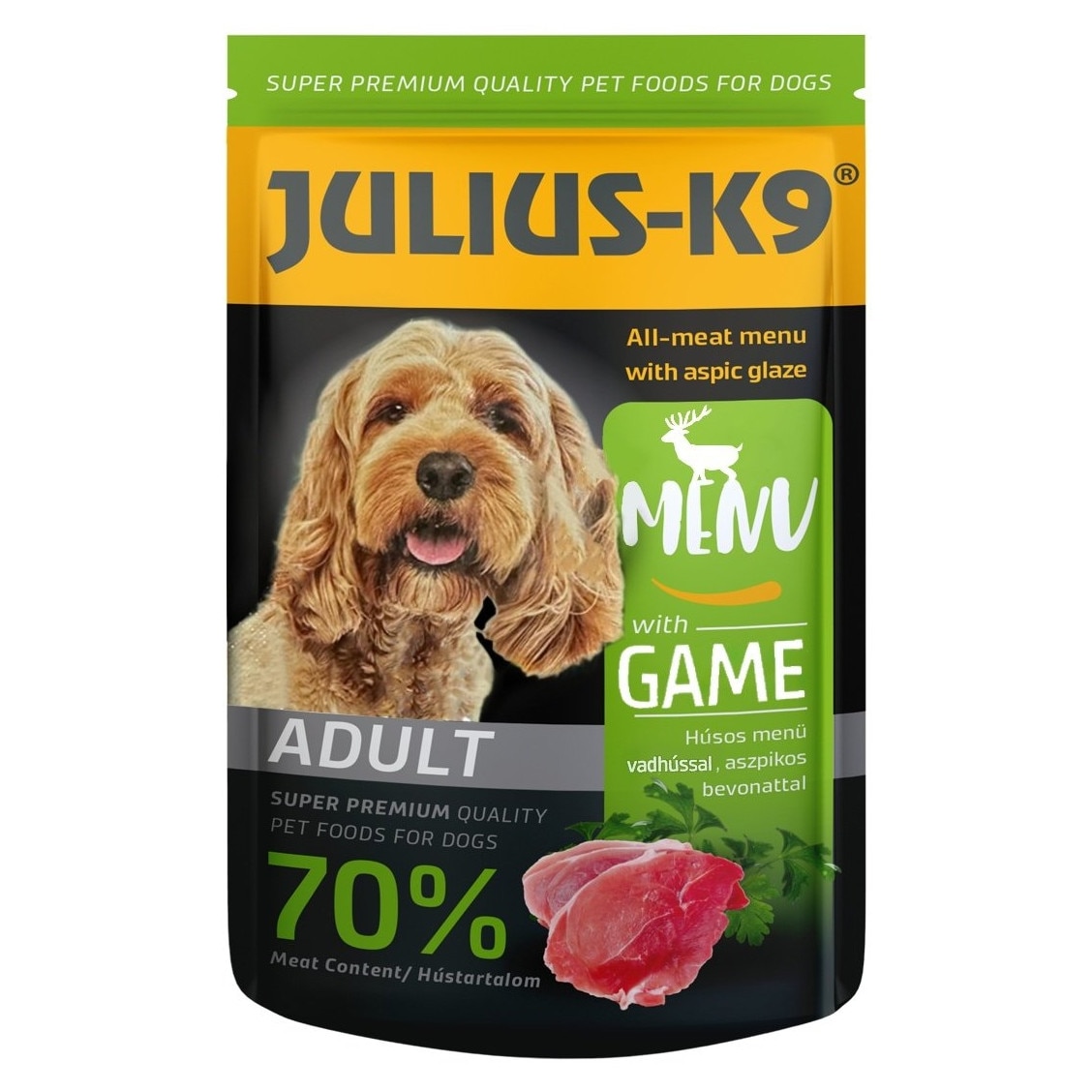 Julius K9 Dog Hrana umeda super-premium, Vanat, 125g