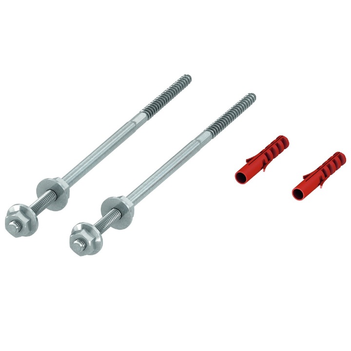 Set ancorare pe perete rezervor incastrat, Tece, 2 bucati / set