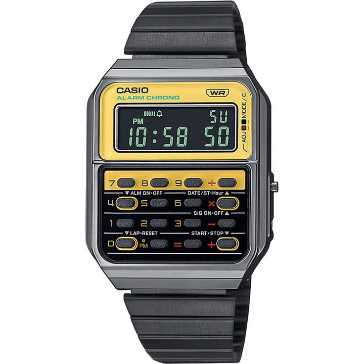 Мъжки часовник Casio CA-500WEGG-9BEF, Кварцов, 34мм, 3ATM