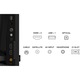Televizor Smart QLED TCL 43V5C, 108 cm, Full HD, Android TV, Dolby Audio, Negru, Clasa F