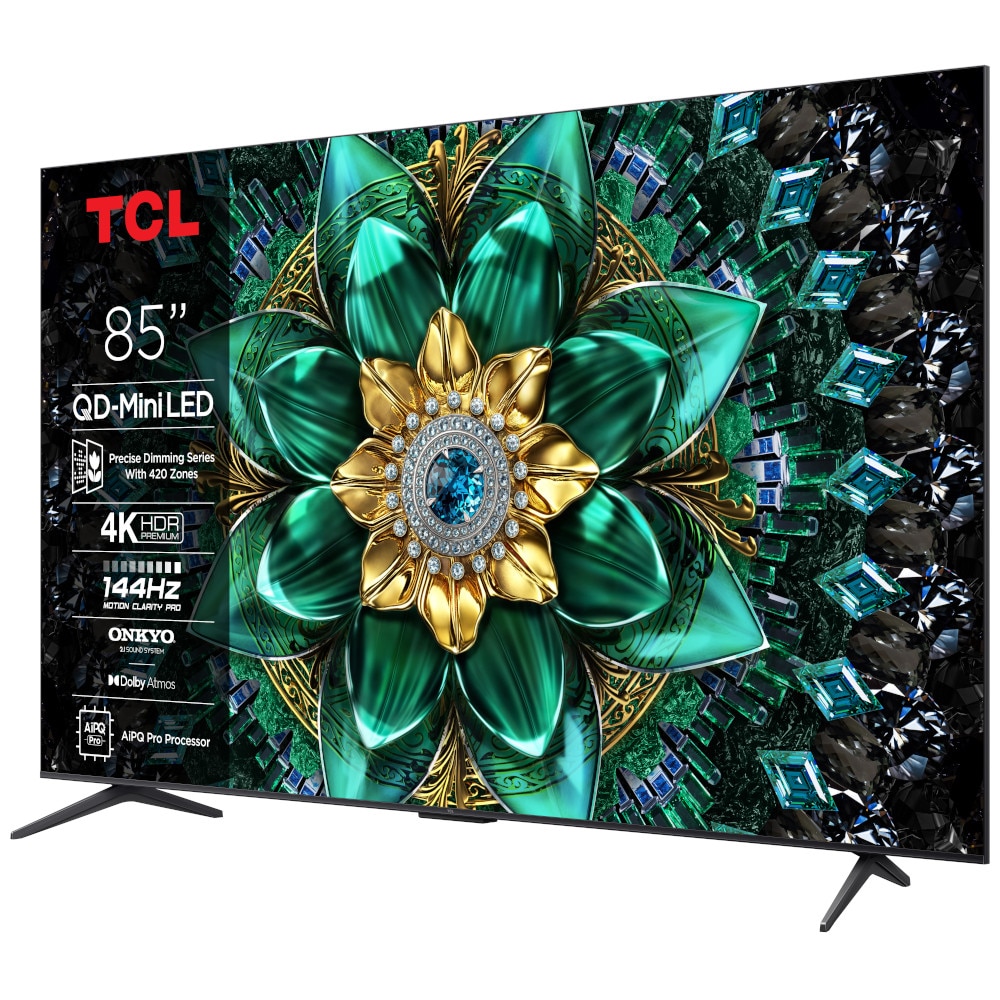 Televizor Smart Mini LED TCL 85Q6C, 215 cm, 4K, smart Google TV
