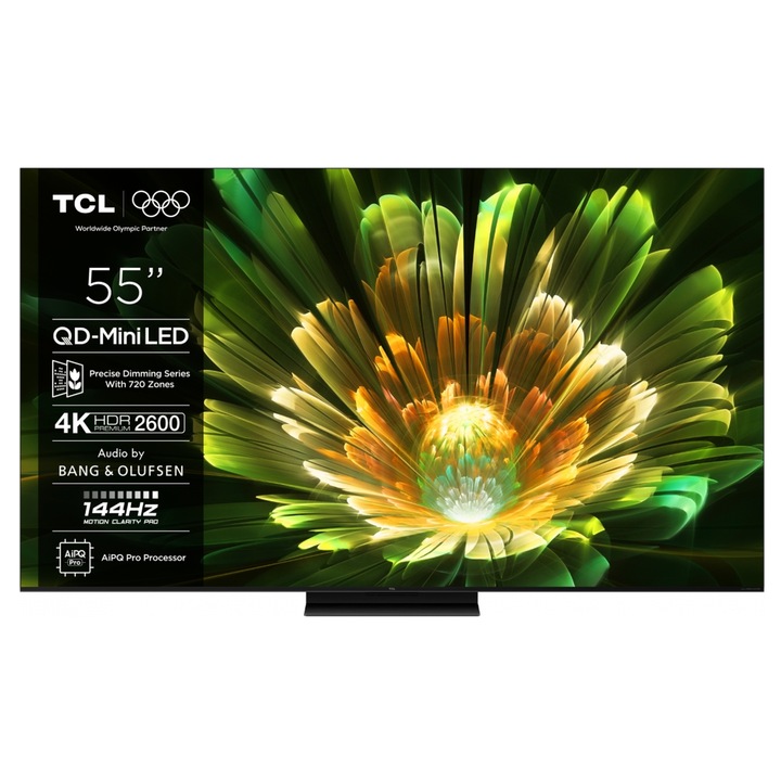 TCL Mini LED телевизор 139 см 55" 55Q7C, Ultra HD 4K, Smart TV, WiFi, CI+