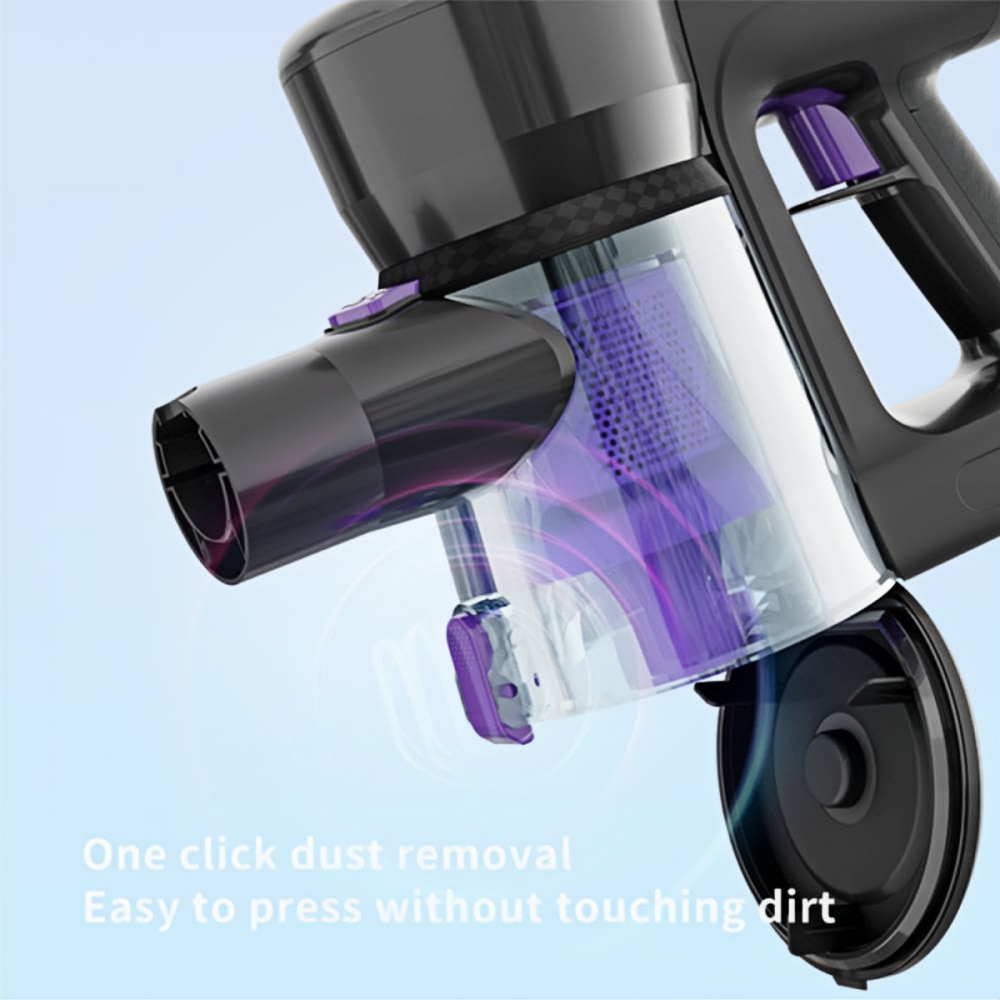 Aspirator vertical, 22Kpa, 250W, reglare cu 3 viteze, conducta de aer cu filtru cu 6 straturi, potrivit pentru lucrarile de curatare casnica, violet