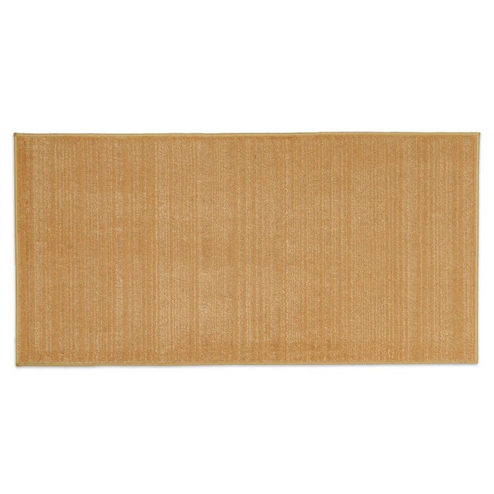 Covor Indomex Mavira 060x120cm, poliester, aurie