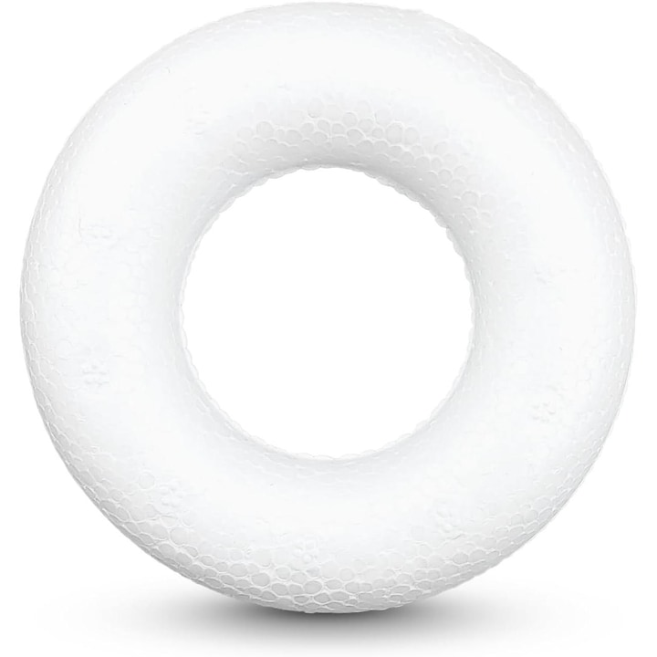 Coronita Polistiren, Netuno, Diametru cm, 10 Buc/Setinele Complete, Articole Decorative, material De Bricolaj Pentru Decoratiuni Festive, Craciun, Paste, Artizanat