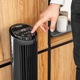 Ventilator turn, 50 W, Temporizator, Telecomanda, Oscilatie automata, Butoane tactile, Negru