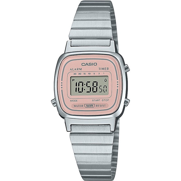 Дамски часовник Casio LA670WEA-4A2EF, кварцов, 25 мм, 3ATM
