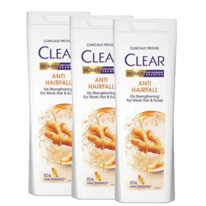 Pachet 3 x 360 ml Sampon Clear Women Anti HairFall