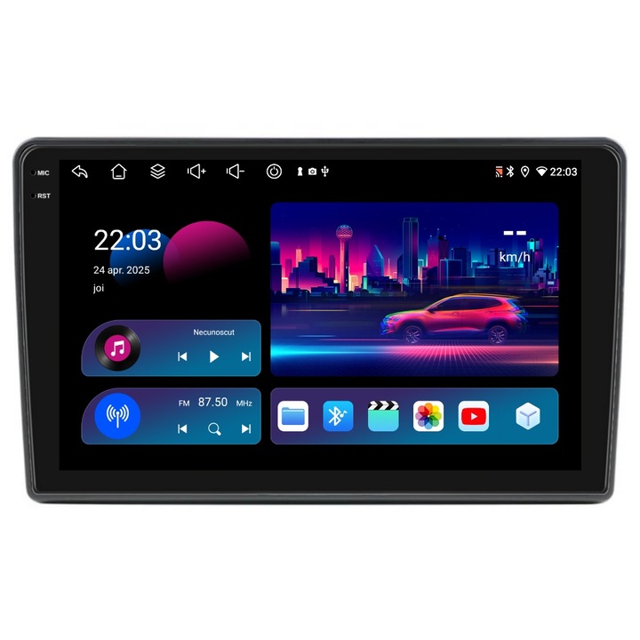 Navigatie PilotOn Fiat Ducato 2006-2022 9 inch 4GB 64GB 8 CORE