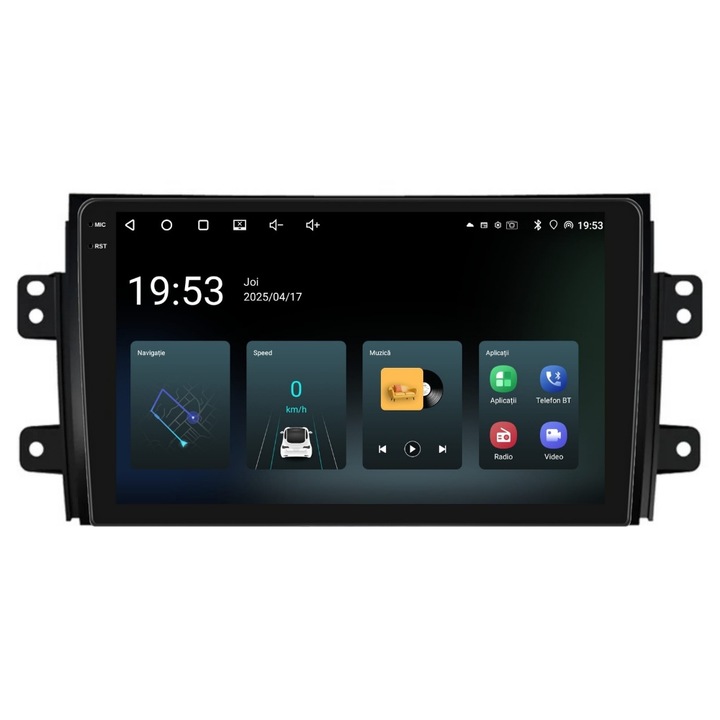 Navigatie PilotOn Fiat Sedici 2006-2014 9 inch 4GB 64GB 4 CORE