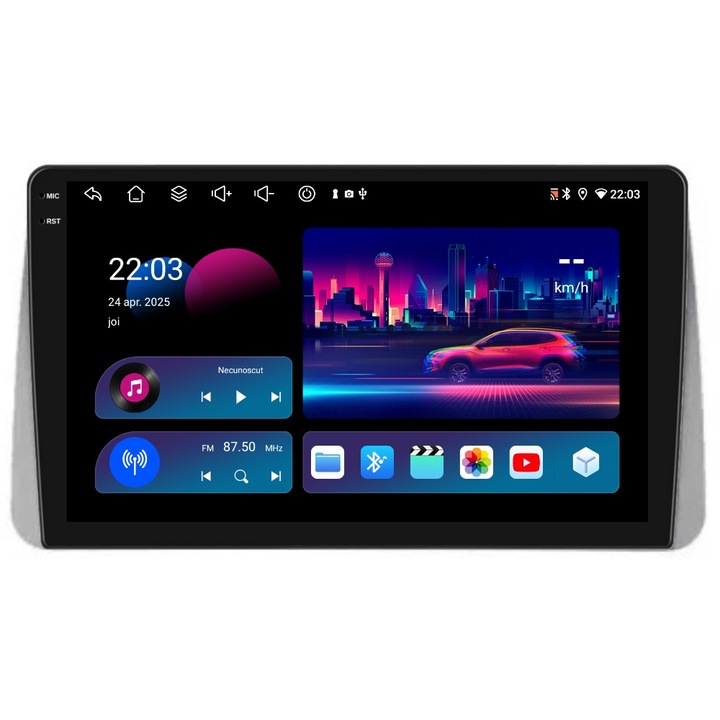 Navigatie PilotOn Fiat Tipo dupa 2015 9 inch 4GB 64GB 8 CORE