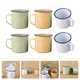 Set 6 cani emailate YANYXR vintage multicolor 6x6x6cm
