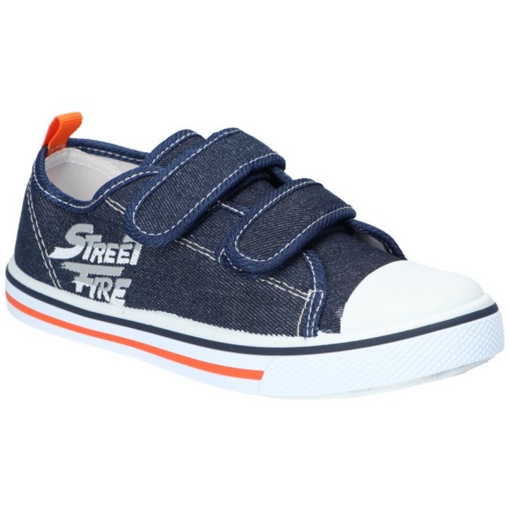 Детски маратонки, American Club, Ten155, стелка от естествена кожа, Тъмносин