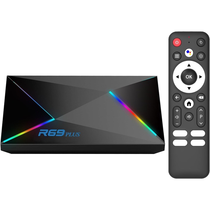 Media player Android TV Box 14, 4GB RAM 32GB ROM Octa-core Wi-Fi 6 Gigabit Ethernet 4K 8K