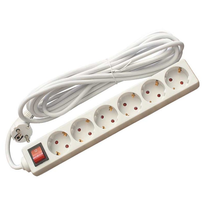 Prelungitor 6cai 10m 3x1.5mm2 cu intr Alien