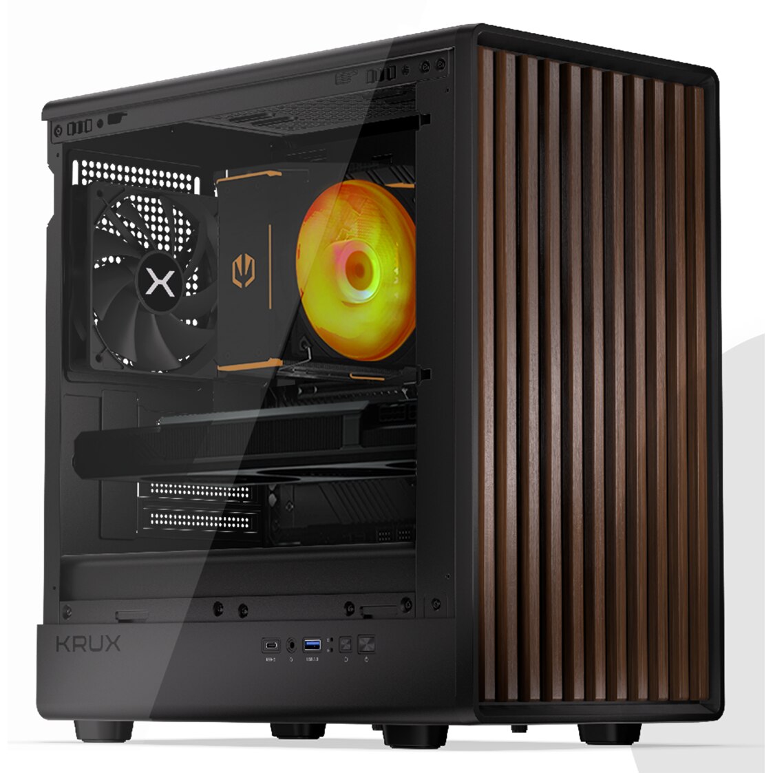 VIST Wood Sistem PC Ryzen 5 5600, Ram 32GB, NVIDIA GeForce RTX