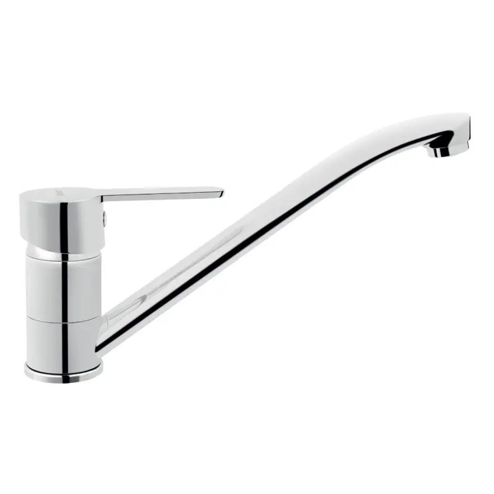 Смесител за кухня, Ferro Savio BSV4, стойка, едноръкохватков, месинг, хромирано покритие