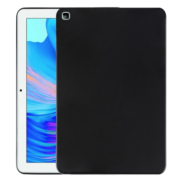 Husa tableta pentru Honor Pad X6 9.7 / Pad 6 / Pad X8 10.1, TPU, tip carte cu suport, inchidere magnetica, negru