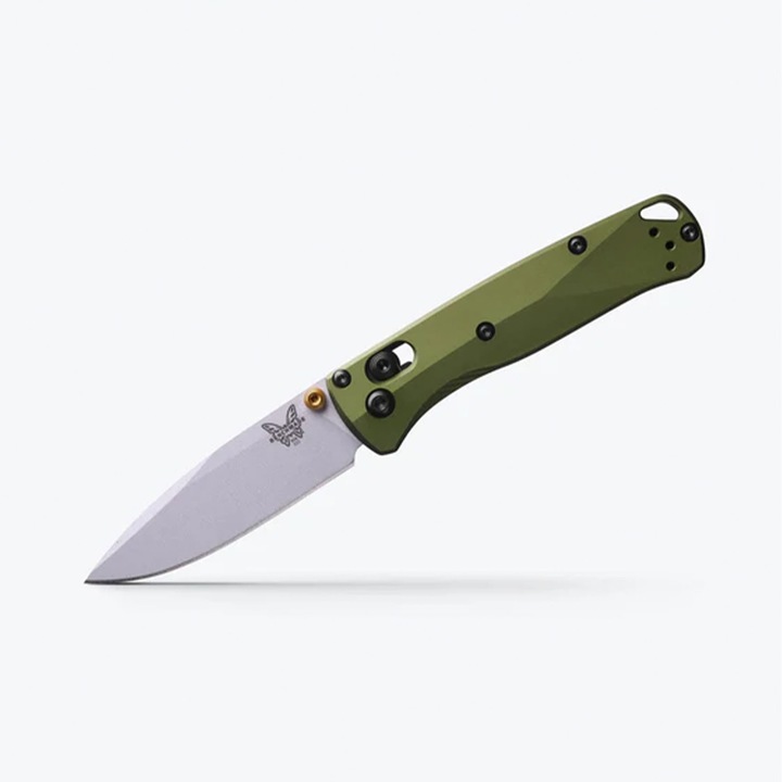 Briceag de buzunar BENCHMADE Mini Bugout®, Woodland Green, Drop-point 533SL-10