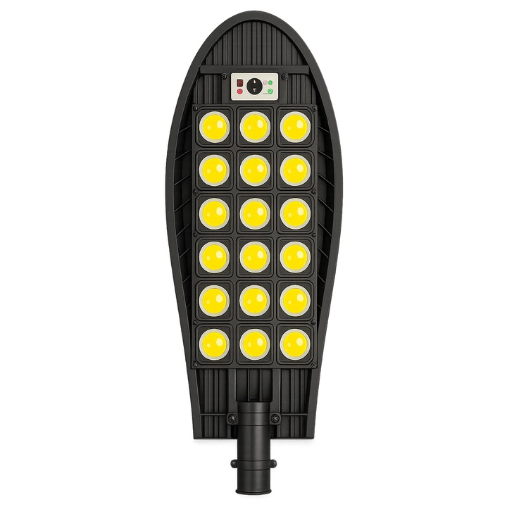 Соларна LED лампа за външна употреба, двор, градина или улица 800w, със сензор за движение, дистанционно управление, 3 режима на осветление, водоустойчивост IP65, 20 ултра-ярки COB светодиода, ъгъл на осветяване 240°, бързо соларно зареждане, лесен монтаж