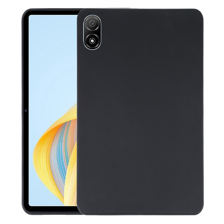 Husa tableta pentru Honor Pad V8 Pro, TPU, tip carte cu suport, inchidere magnetica, protectie anti-zgarieturi, negru