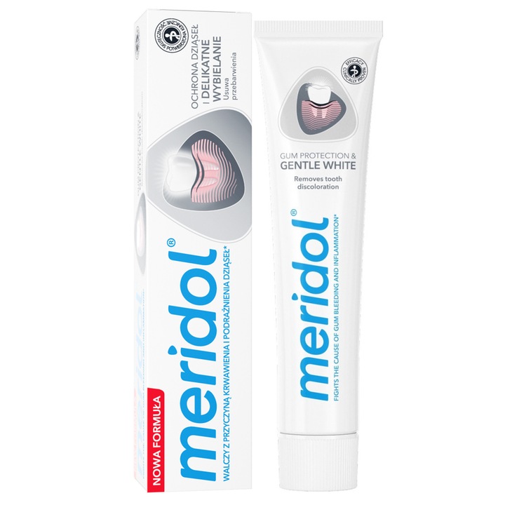 Паста за зъби Meridol, Gentle White, 75 мл