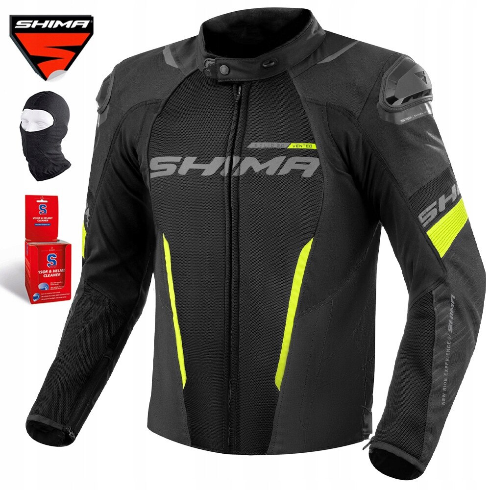 Jacheta moto SHIMA Solid 2.0 Vented, 3 straturi, ventilata, L