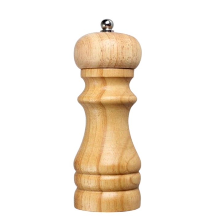 Rasnita Manuala pentru sare si piper, lemn, inox, 17x5cm