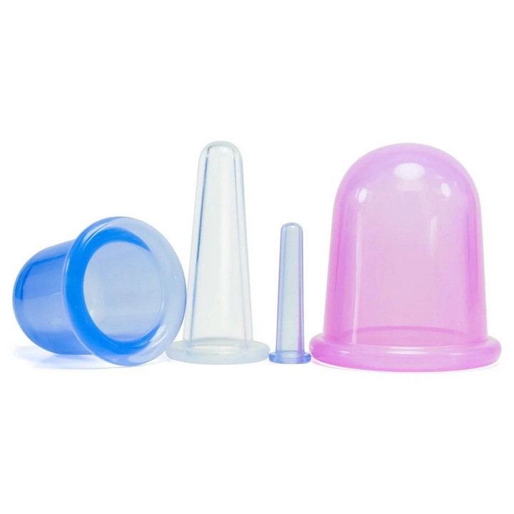 Fabulo Bell szilikon masszázspumpák - Szín: átlátszó, Méret: S