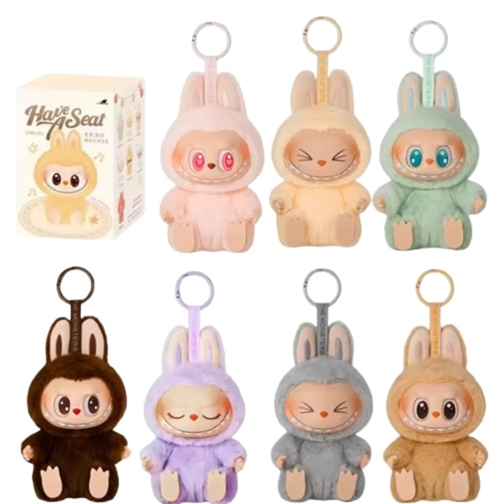 Плюшена играчка Pop Mart Labubu Чудовища с Исус 15 см, 1 кукла от 7 произволни продукта