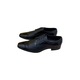 Pantofi eleganti pentru barbati, Negru lacuit, Piele naturala, Marimea 44