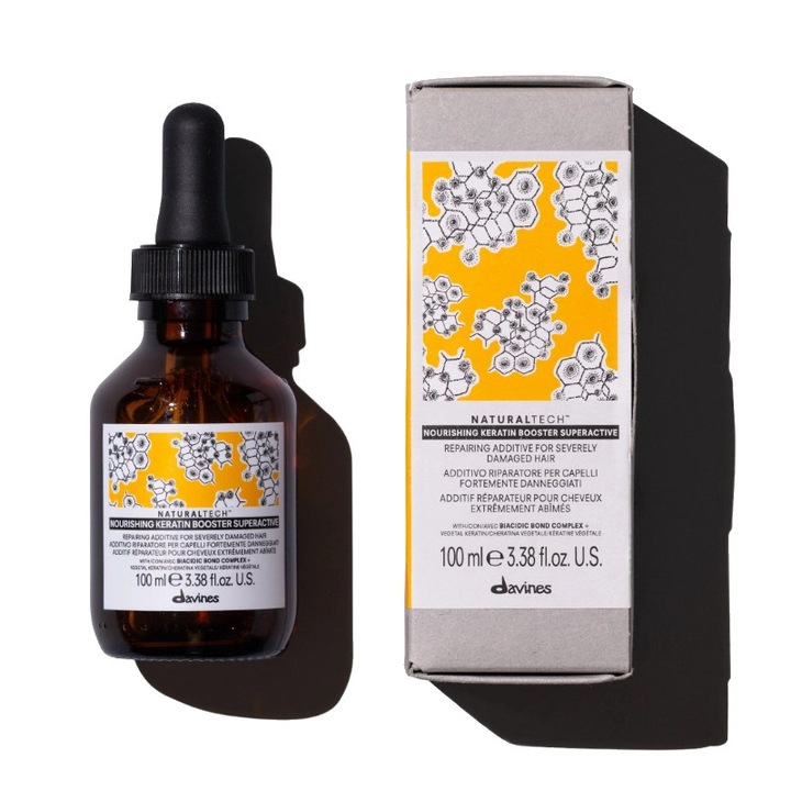 Booster Davines cu Keratina pentru par foarte deteriorat Naturaltech Nourishing 100 ml