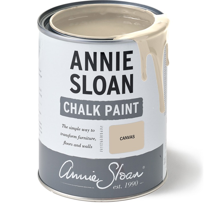 Vopsea pentru mobila Annie Sloan Chalk Paint, Canvas, 120 ml