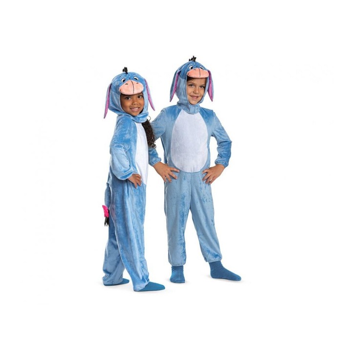 Costum carnaval Eeyore - Winnie the Pooh, pentru copii, marime XS (3-4 ani)