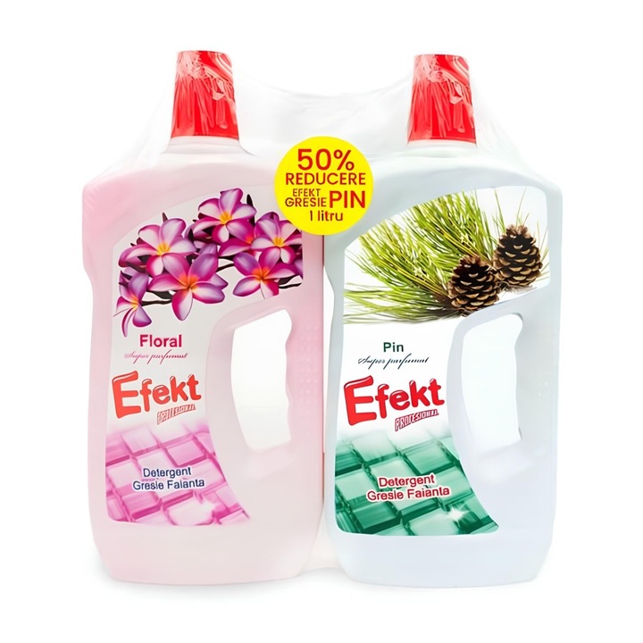 Detergent gresie si faianta Efekt, 2 x 1 L