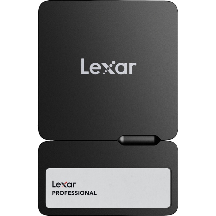 Външен SSD Lexar Professional GO SL400S, 1TB (Черен)