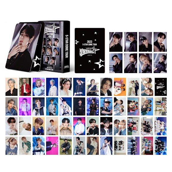 Set de 54-56 carti postale Stray Kids, 6.3x8.9x2cm, multicolor