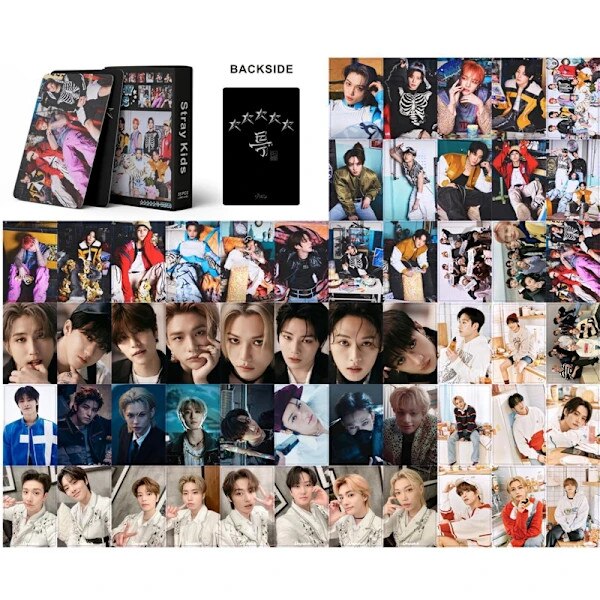 Set 55 carduri foto comemorative, Stray Kids, 8.6x5.7cm