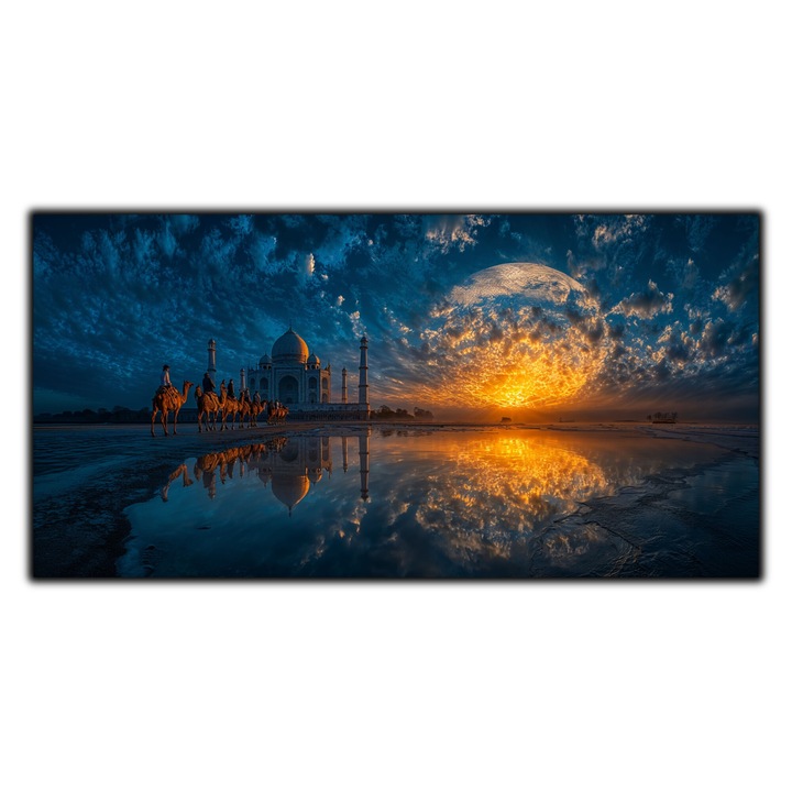 Tablou Sticla Securizata - 120x60 cm - Tablou Unicat pt Sufragerie sau Dormitor - Eternal Sunset - N001