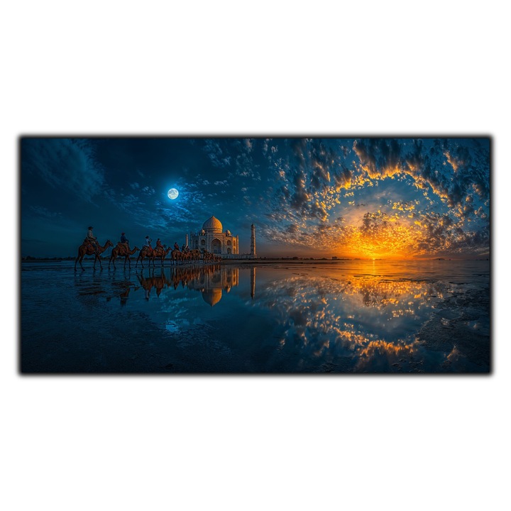 Tablou Sticla Securizata - 120x60 cm - Tablou Unicat pt Sufragerie sau Dormitor - Eternal Sunset - N005