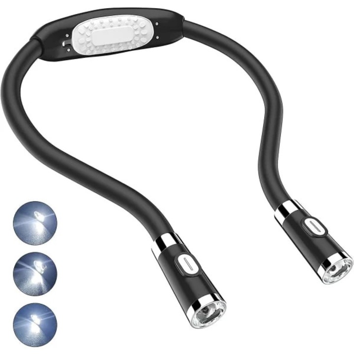 Lampa LED de citit flexibila, portabila, alba, 60cm