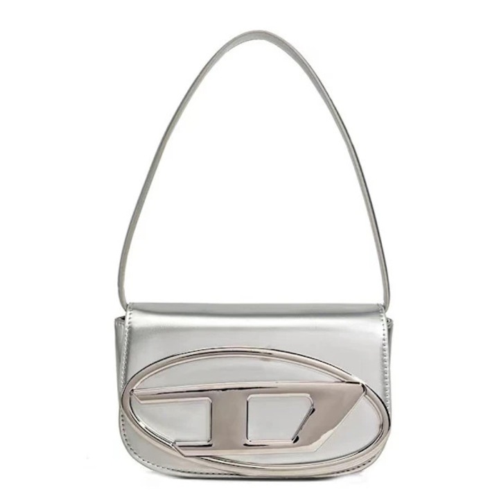 Дамска чанта през рамо, модел Y2K, ретро дизайн, черна, 20x6.5x13.5 см, комплект с 2 регулируеми презрамки