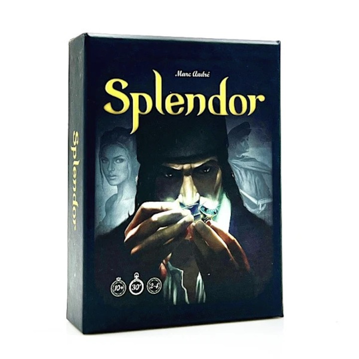 Настолна игра, Splendor, 2-4 играчи, 30 минути, за деца и възрастни, 10+ години